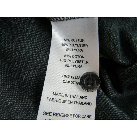 Travis Mathew Mens Golf Polo Shirt XL Grey Blue Striped - Picture 5 of 6